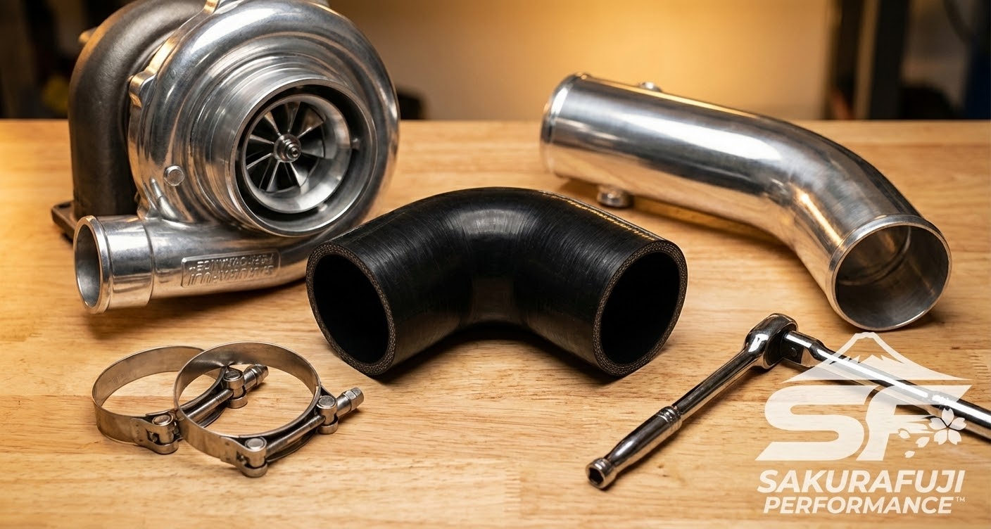 90 Degree Silicone Elbow Coupler Hose - 4-Ply Reinforced Black