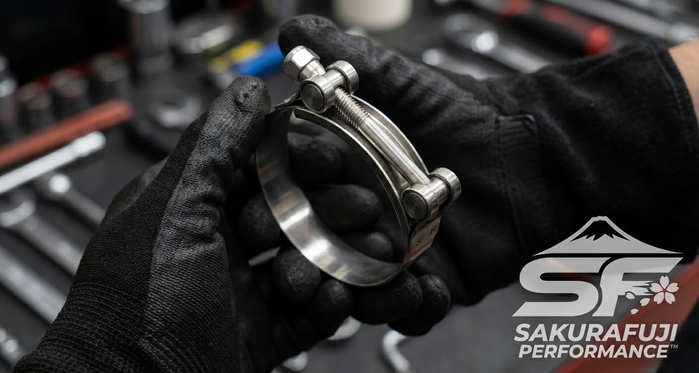 Stainless Steel T-Bolt Clamp - Heavy Duty for Silicone Couplers