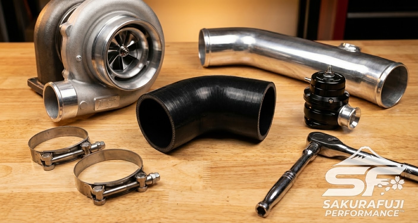 45 Degree Silicone Elbow Coupler Hose - 4-Ply Reinforced Black