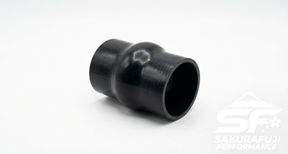 3.0" (76mm) Hump Coupler - 4-Ply Black Silicone Hose
