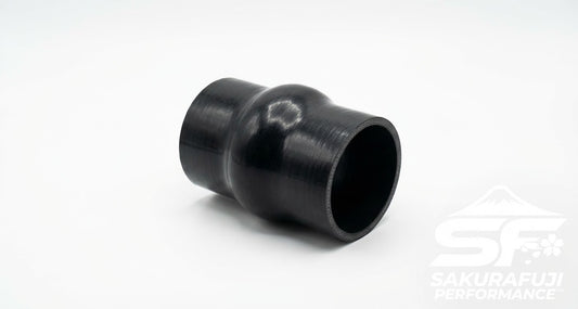 3.0" (76mm) Hump Coupler - 4-Ply Black Silicone Hose