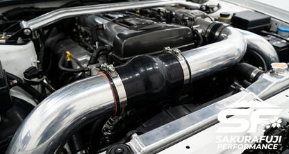 3.0" (76mm) Hump Coupler - 4-Ply Black Silicone Hose